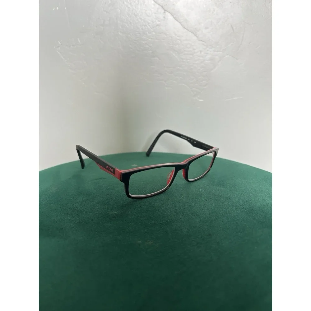 Shaquille O'Neal 7003 Zyloware 021 Eyeglasses Frame Matte Black Red 135 Crew
